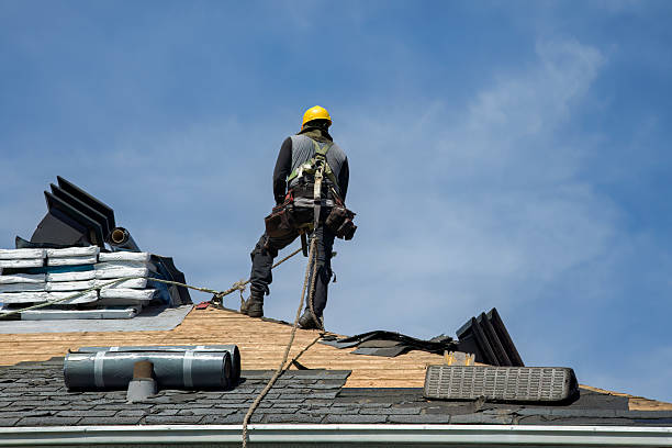 Professional Gutter Installation technician working in New Brighton, PA